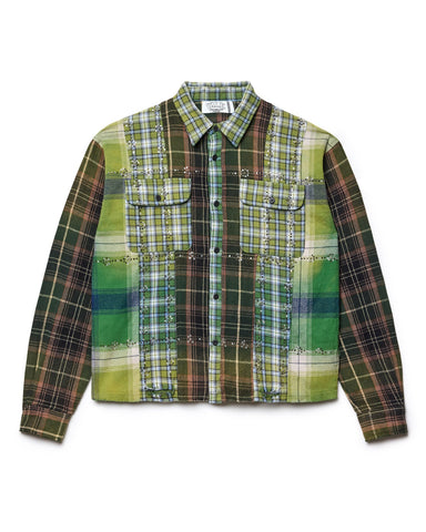 Vale Frankenstein Flannel Green