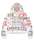 Vale Peace Zip Up Hoodie