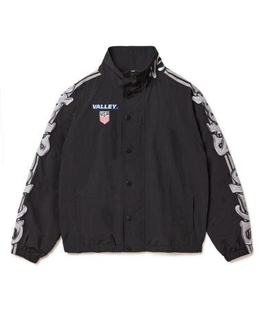 BLACK USA TRACK TOP