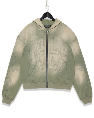 VALE VALLEY FOREST ZIP UP HOODIE