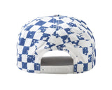 Vale Checkers Cap (Wht/Blu)
