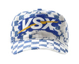 Vale Checkers Cap (Wht/Blu)