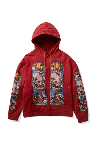 Who Decides War Chalice Hoodie Crimson