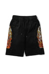 Flame Glass Lounge Shorts Black