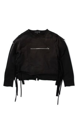 Layered Pullover Black