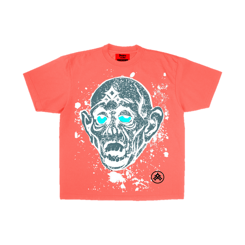 Zombie Skater Tee Coral