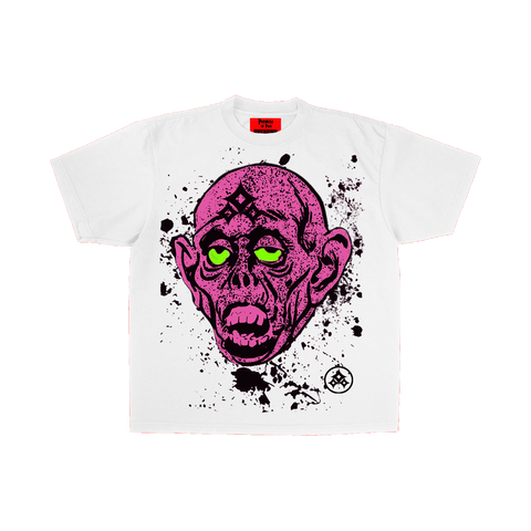 Zombie Skater Tee White