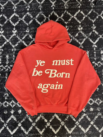 Cactus Plant Flea Market “Ye Must be Born Again” Hoodie Red