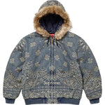 Supreme Jacquard Bandana Denim Jacket