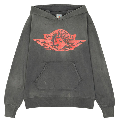 Saint Michael Angel Hoodie Black