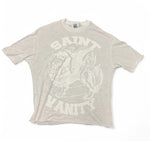 Saint Vanity Griffin White On White T Shirt