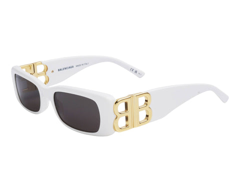 Dynasty Rectangle Sunglasses White