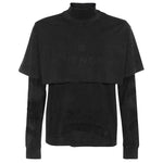 Givenchy Double Layer Embroidered Long Sleeve Tee Shirt