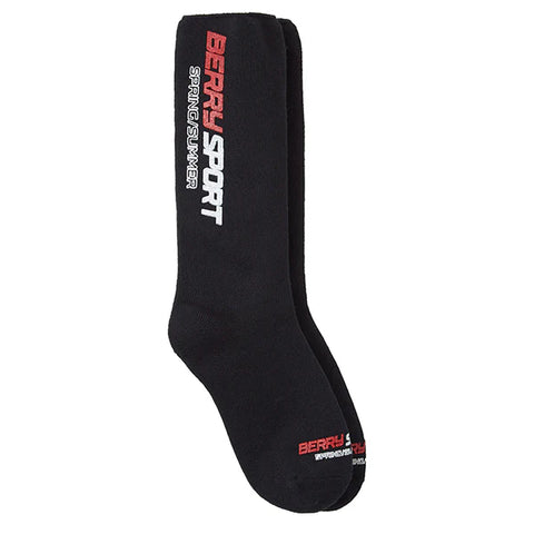 Raw Edge Socks Black