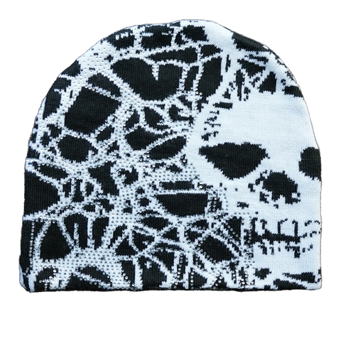 DEAD ROMANCE Rhinestone Beanie Black