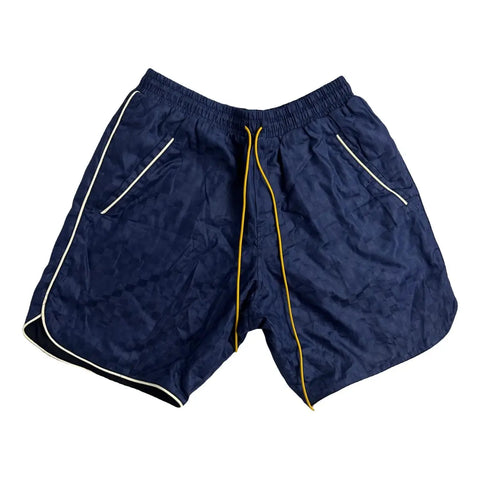 Rhude Checker PJ Navy Shorts