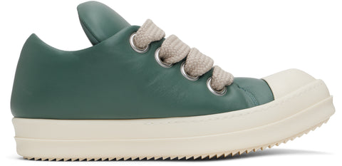 RICK OWENS Blue Hollywood Jumbolace Sneakers Mouthwash/Milk