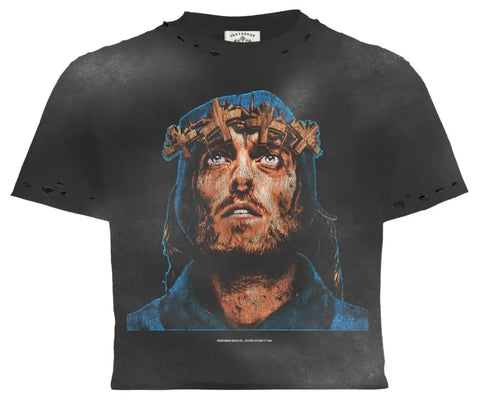 NOTHING WITHOUT HIM TEE BLACK