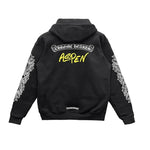 Chrome Hearts Aspen Exclusive Floral Sleeve Zip Up Hoodie