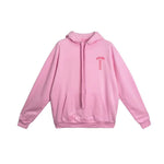 Chrome Hearts Back USA Script Logo Pink Hoodie