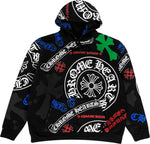 Chrome Hearts Stencil Hoodie Black