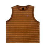 Chrome Hearts Stripe Tank Top (Brown/Orange)