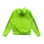 Chrome Hearts Miami Exclusive Script Logo Neon Green Hoodie