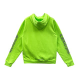 Chrome Hearts Miami Exclusive Script Logo Neon Green Hoodie