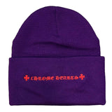 CH Triple Cross Beanie (Purple/Red)