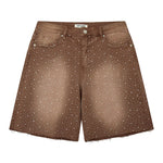 Almost Someday Cosmo Jorts - Brown