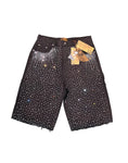 Birth of Royal Child Redial 20k Diamond Jorts in Washed Black