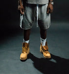 STUDDED SWEAT SHORTS 'Grey'