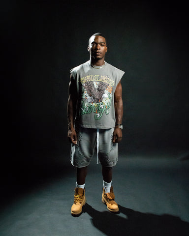 ENDLESS CYCLE SLEEVELESS TEE 'Grey'