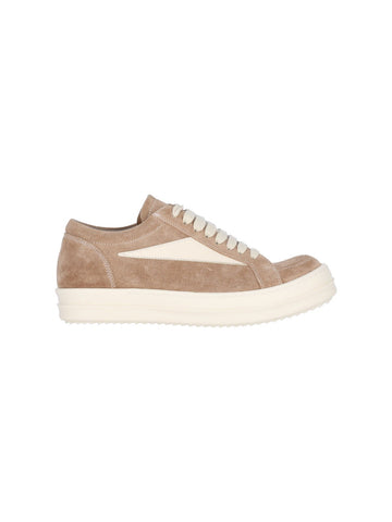 Rick Owens Hollywood Vintage Sneaks Flesh/Milk