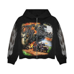 Warrior Fly East Zip Up Jacket Black