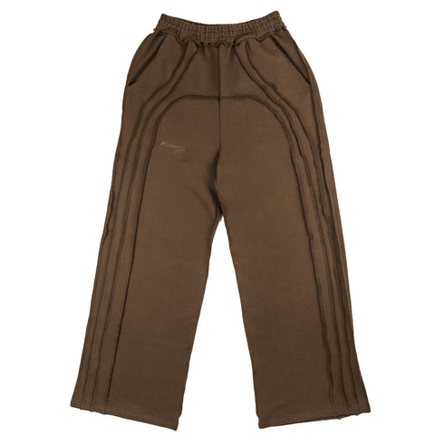 Brown Inverted Aura Sweats