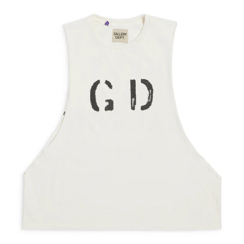 GD 90063 Sleeveless Tee White