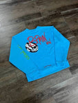 chrome hearts matty boy crewneck blue “brain new”