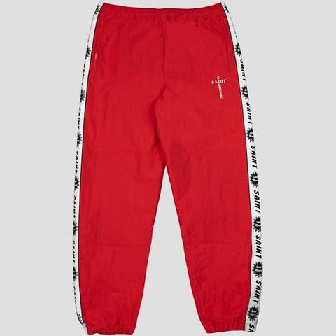 Saint Michael Side Tape Track Pants Red