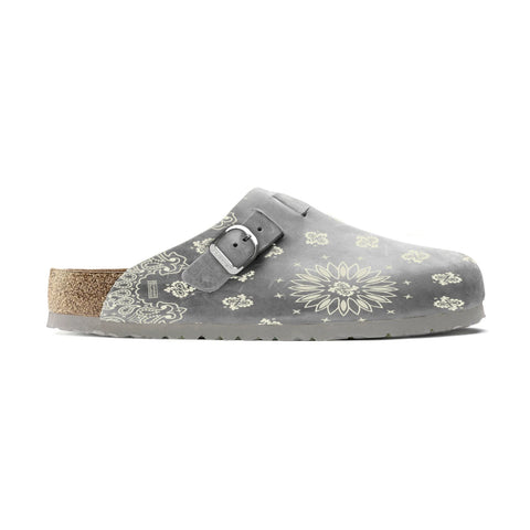 Bravest Studios Gray Paisley Mules