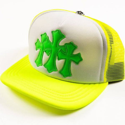 Chrome Hearts Ultra Music Miami Exclusive Cross Patch Hat Green