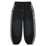 GV Gallery Lil Leon Scrunch Sweatpants Washed Black