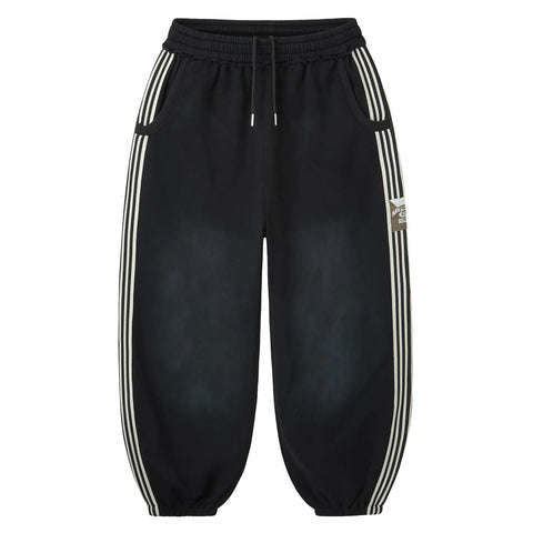 GV Gallery Lil Leon Scrunch Sweatpants Washed Black