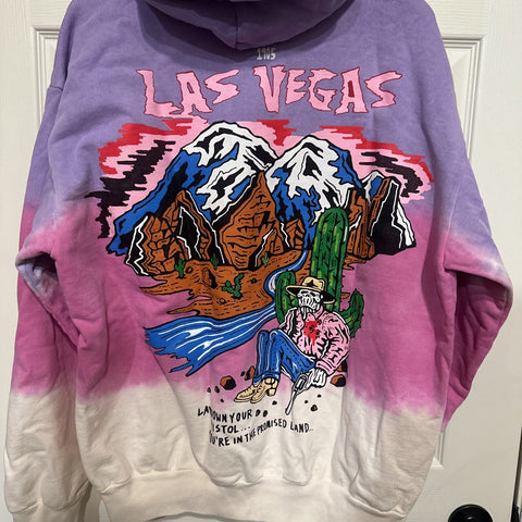 Warren Lotas Las Vegas Promised Land Tie Dye Multi Color Hoodie