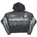 Hellstar Racer Hoodie Vintage Black