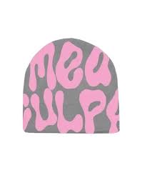 Mea Culpa Grey/Pink Beanie