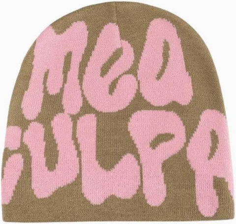 Mea culpa Brown/Pink Beanie