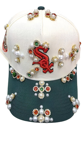 World Series Red Sox Rhinestone Snapback