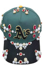 Oakland A's Coliseum Rhinestone Snapback