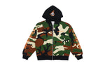 Chrome Hearts Matty Boy Caution Zip Up Hoodie Camo